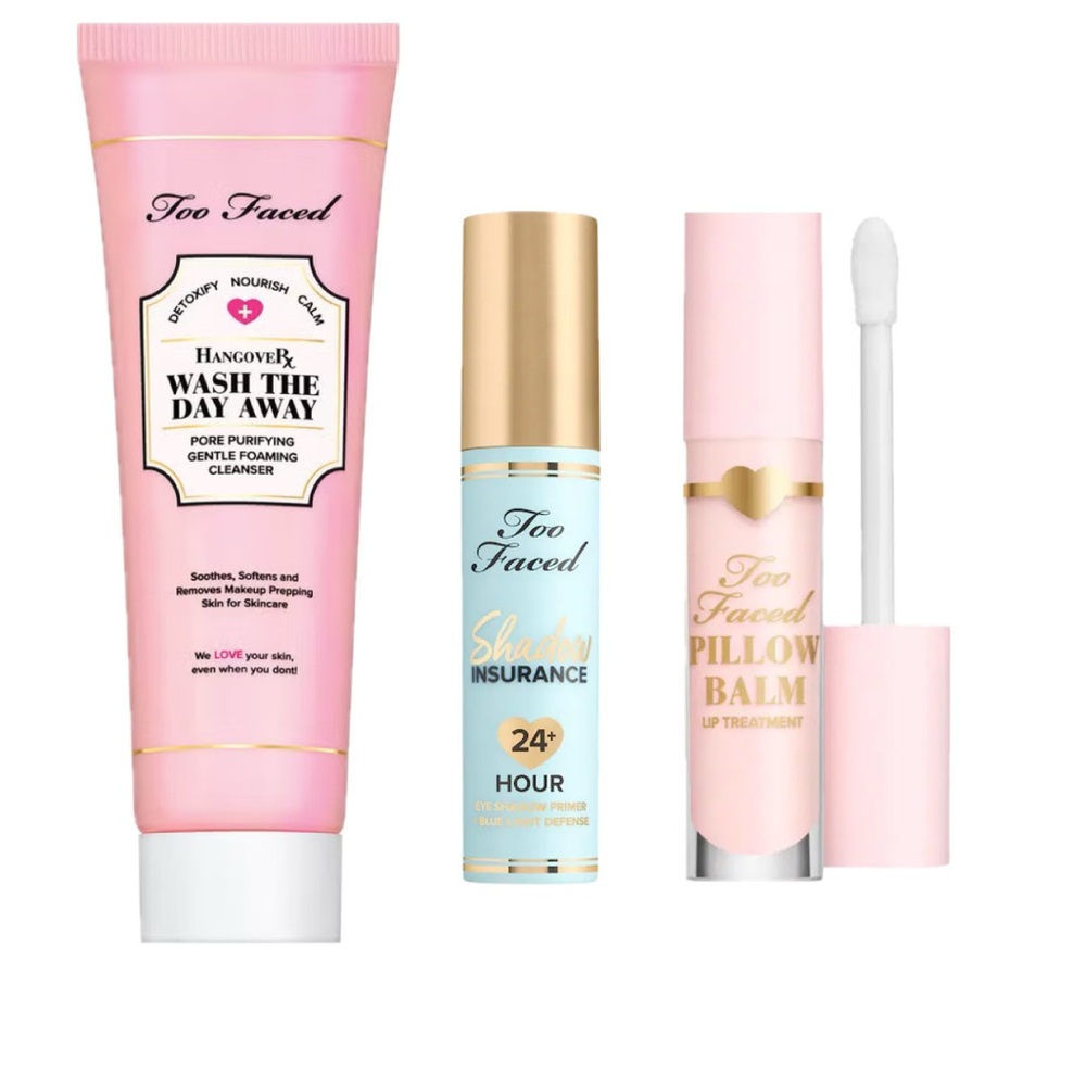 Too Faced Set | Primer | Pillow Balm | Cleanser